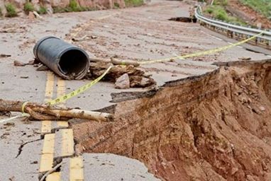 surface road erosion